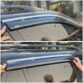 Дефлектор вікна для BMW X5 E70 2007-2013 з нерж. хром полоскою